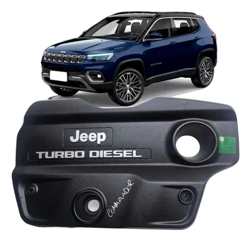 Tampa Acabamento Do Motor Jeep Commander Turbo Diesel