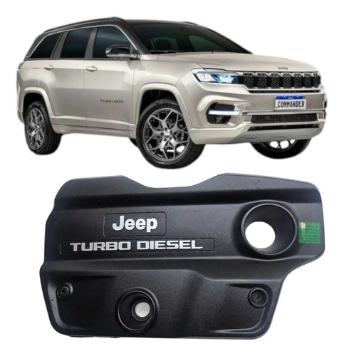 Tampa Acabamento Do Motor Jeep Commander Turbo Diesel - Imagem 6