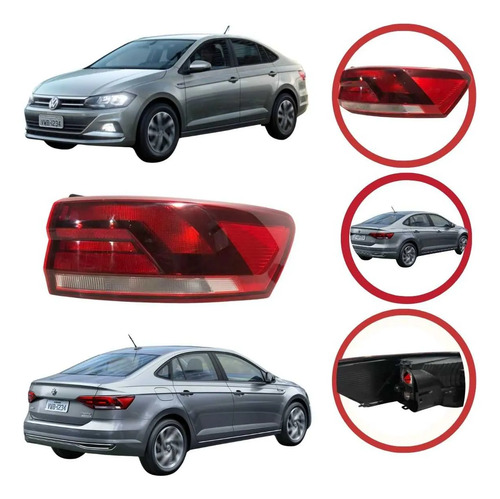Lanterna Direita Volkswagen Virtus Ano 2018 A 2022 Original