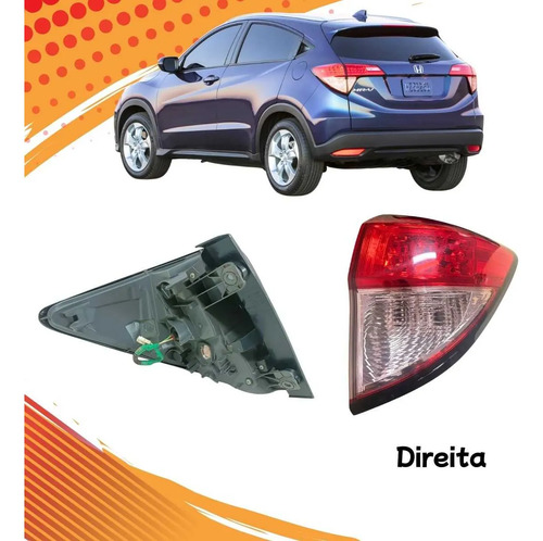 Lanterna Traseira Direita Honda Hrv 2015 A 2018 Original - Imagem 4