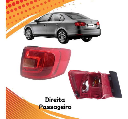 Lanterna Direita Vw Jetta 2011 A 2014 Sem Led Original - Imagem 4