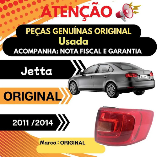 Lanterna Direita Vw Jetta 2011 A 2014 Sem Led Original - Imagem 5