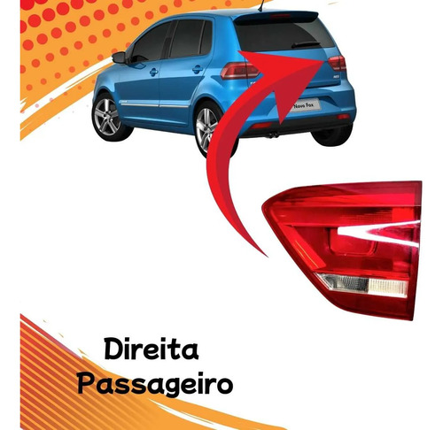 Lanterna Traseira Dirieta Tampa Volkswagen Fox 2015 A 2022 - Imagem 3