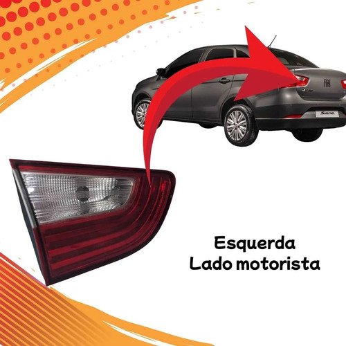 Lanterna Esquerda Da Tampa Traseira Fiat Grand Siena 12/21 - Imagem 2