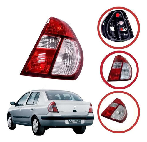*lanterna Traseira Direita Clio Sedan 2003 A 2007