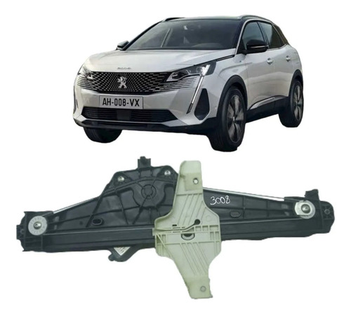 Máquina Do Vidro Elétrico Peugeot 3008 Traseiro Esquerdo