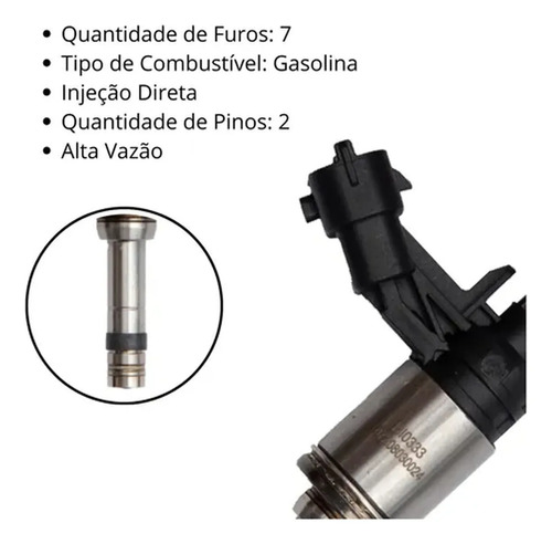 Bico Injetor Ford Fusion 20 Ecoboost 2013/ Volvo S80 - Imagem 3