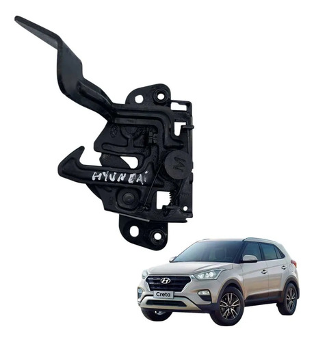 Fechadura Do Capô Hyundai Creta 2017 A 2019
