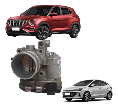 Corpo Borboleta Tbi Hb20 Creta 10 Tgdi 2020 21 22 23 2024 - Imagem 1