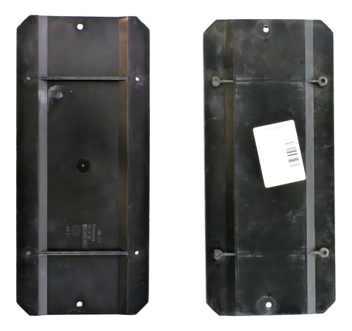 Suporte Placa Traseiro Amarok Passat Jetta Vw Preto - Imagem 2