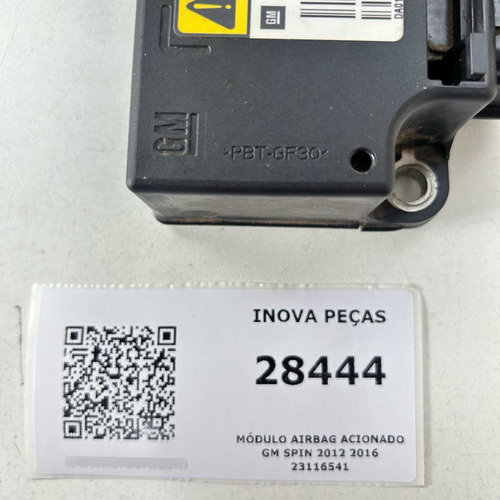 Módulo Airbag Acionado Gm Spin Cobalt 2012 2016 23116541  - Imagem 5