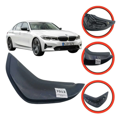 Moldura Coluna Traseira Esquerda Bmw 320i G20 2019 A 2022