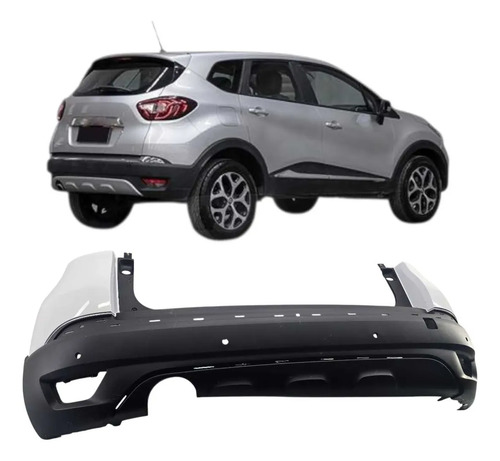 Capa Com Para-choque Traseiro Renault Captur Com Furo