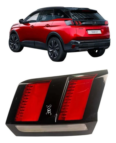 Lanterna Traseira Direita Tampa 3008 Peugeot 9810477780 Direito/passageiro - Imagem 1