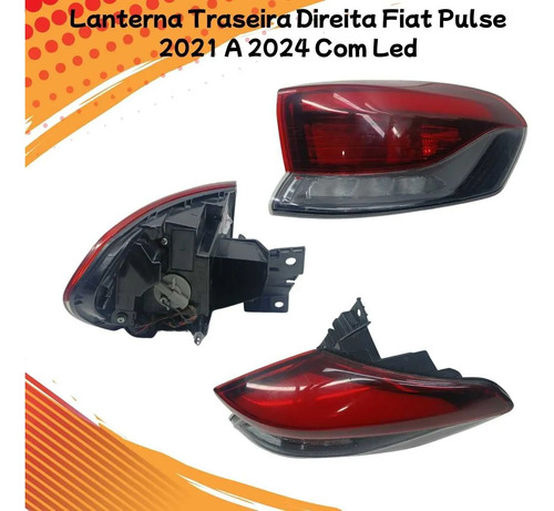 Lanterna Traseira Direita Fiat Pulse 2021 A 2024 Com Led - Imagem 2
