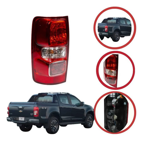Lanterna Traseira Esquerda Chevrolet S10 2012 A 2017 - Imagem 1