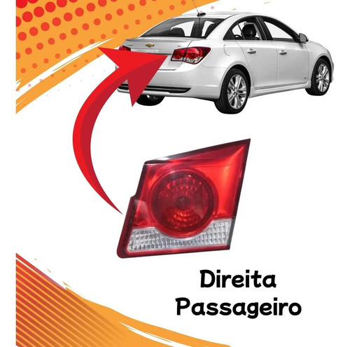 Lanterna Direita Tampa Chevrolet Cruze Sedan 2012 A 2015 - Imagem 3