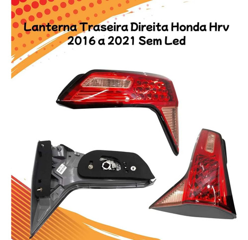 Lanterna Traseira Direita Mala Honda Hrv 2016 A 2021 - Imagem 3