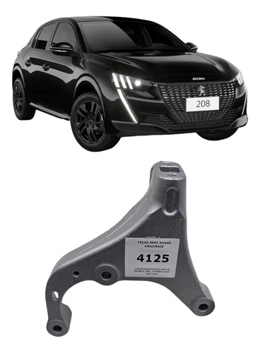 Suporte Elastico Do Motor Peugeot 208 10 Firefly 2021 - Imagem 1