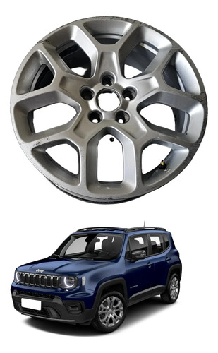 Roda Aro 17 Avulsa Jeep Original Renegade Longitude 5035 - Imagem 1