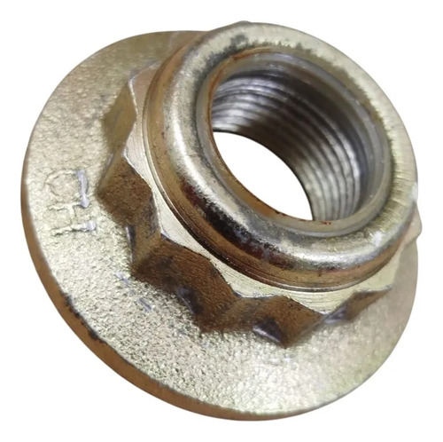 Porca Fixação Do Cubo Traseiro Original Chery Face 2012 2013 Prateado - Imagem 2