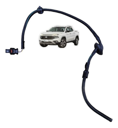 Plug Conector Da Lanterna De Placa Fiat Toro 2022 A 2024