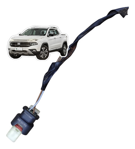 Plug Conector Do Sensor De Impacto Fiat Toro 2022 2023 2024