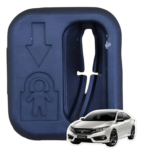 Tampa Acabamento Trava Segurança Porta Traseira Civic 2018