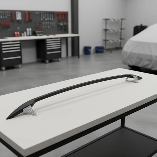 Bagageiro Rack Teto Esquerdo Vw Spacecross 2013 14 Original Preto - Imagem 2