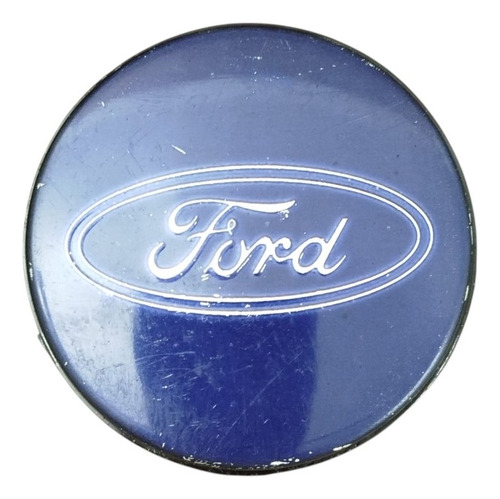 Calota Do Cubo Da Roda - Ford Focus 2014 2015 2016 Azul - Imagem 2