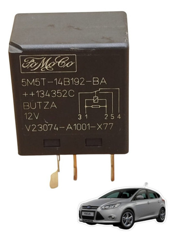 Rele Auxiliar Injeção Eletrônica Original Ford Focus 2015 