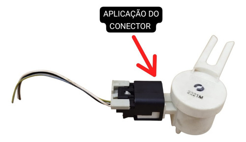 Plug Conector Sensor Pedal Freio Chevrolet Gm Onix 2023 2024 - Imagem 2