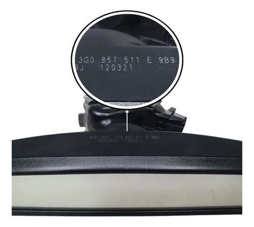 Espelho Retrovisor Interno Fotocrômico Vw Nivus 2021 2022 - Imagem 5