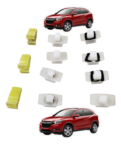 Grampo Presilha Moldura Paralama Honda Hrv 2016 Ate 2021