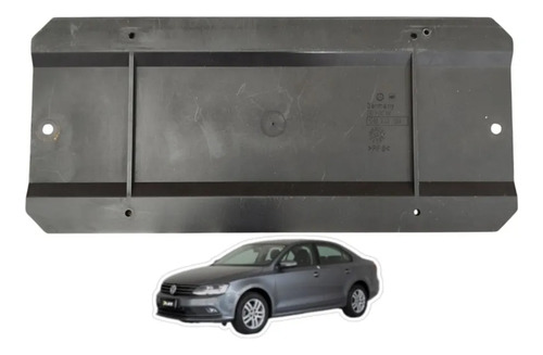 Suporte Placa Traseira Audi A3 Vw Jetta Amarok 2014 A 2017 Preto