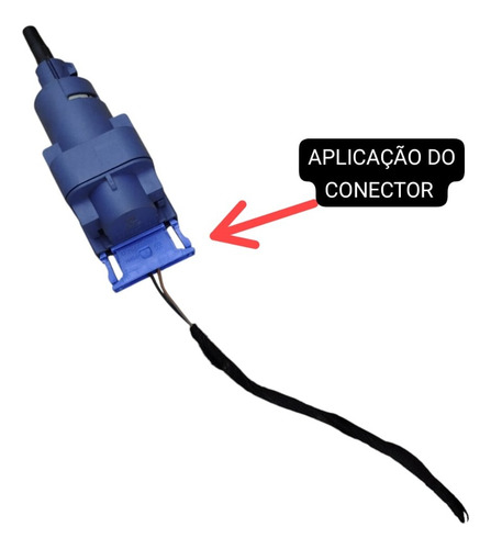 Conector Interruptor Pedal Embreagem Volkswagen Saveiro 2013 - Imagem 2