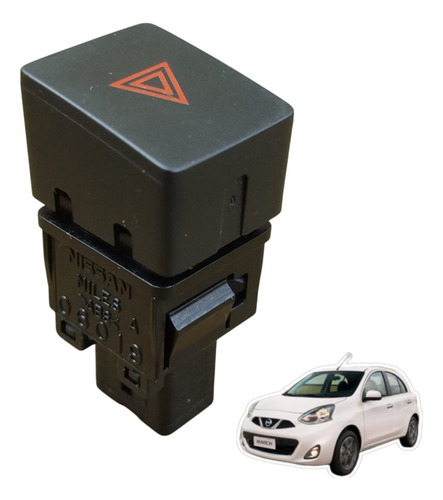 Botão Pisca Alerta Nissan March 2015 2016 2017 2018 2019