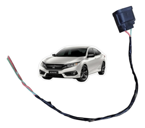 Plug Conector Trava Da Portinhola Honda Civic G10 2018
