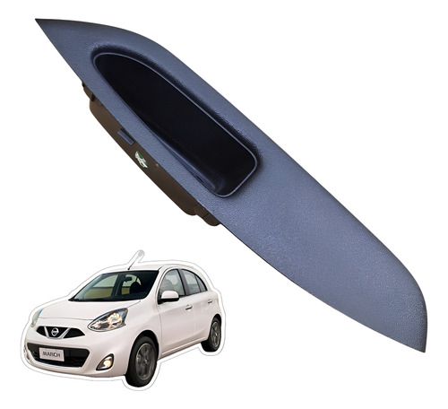 Puxador Interno Da Porta Traseira Esquerda Nissan March 2017