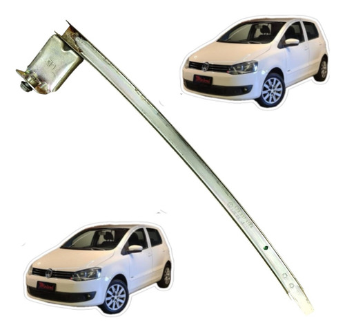 Suporte Guia Vidro Porta Diant Direita Vw Fox Spacefox G2 Prata