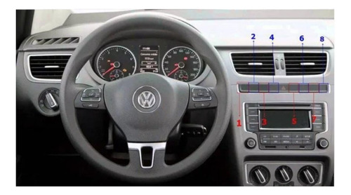 Botão Falso 3 Painel Spacecross Fox 2010 A 2014 5z0959623p - Imagem 2