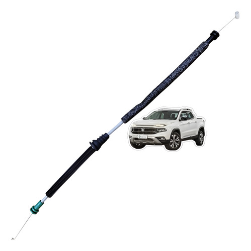 Cabo Trava Maçaneta Interna Traseira Esquerda Fiat Toro 2022