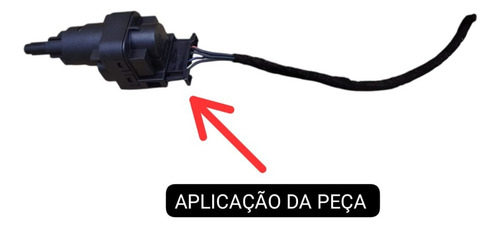 Plug Conector Sensor Pedal De Freio Volkswagen Saveiro 2013 - Imagem 2