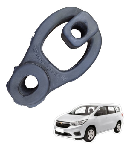 Borracha Coxim Do Escapamento Chevrolet Gm Spin 2018 2019