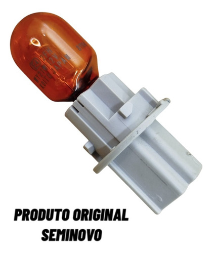 Soquete Seta Pisca Pisca Lanterna Traseira Honda City 2019 Laranja-escuro - Imagem 2