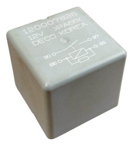 Relé Multiuso Cinza Deco Korea Chevrolet Gm Spin 2016 A 2019 - Imagem 2