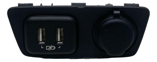 Tomada Usb Acendedor Chevrolet Ônix Plus 2021/2024 52157847 Preto