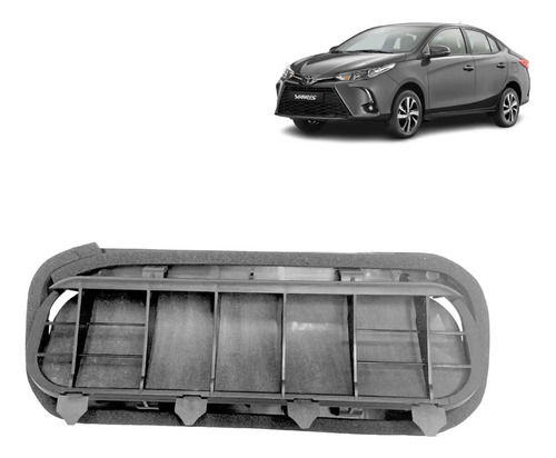 Difusor Saida Ar Traseira Carroceria Yaris Sedan 2019-2023 Preto
