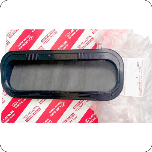 Difusor Saida Ar Traseira Carroceria Yaris Sedan 2019-2023 Preto - Imagem 4