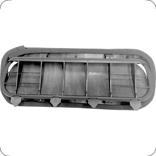 Difusor Saida Ar Traseira Carroceria Yaris Sedan 2019-2023 Preto - Imagem 5